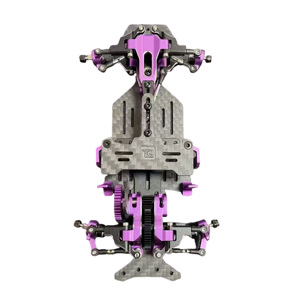 Tg Racing Wide Array Kit TG RACING 1/24 1/28 Purple RWD Drift Car KIT Formal Edition Without ...