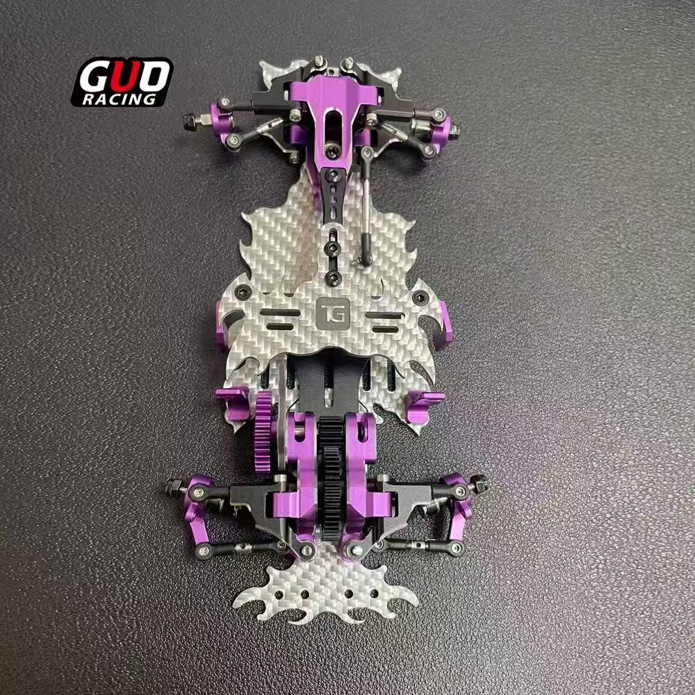 Tg Racing Cvd TG RACING 1/24 1/28 Purple RWD Drift Car KIT Assembled Limited Edition ...