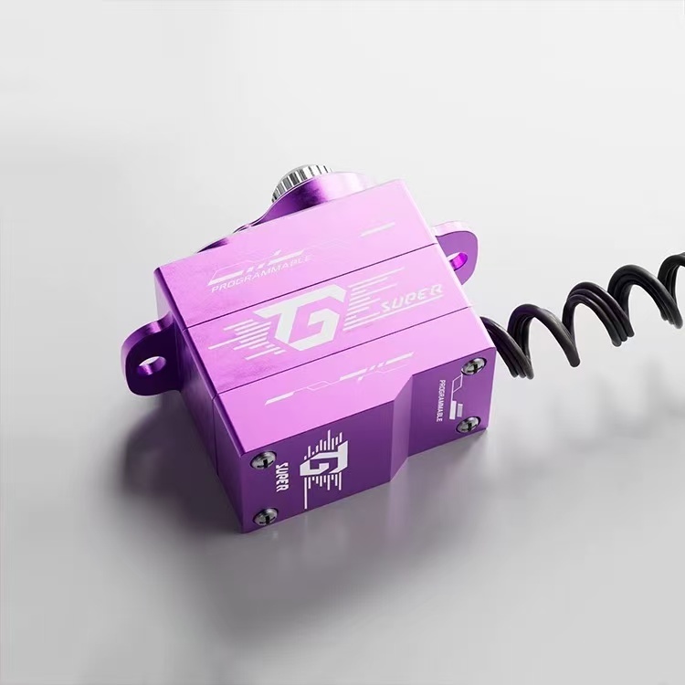 TG Super MINI Metal Servo ZH1.5 Connector Purple (25T Servo Horn OD 4.9MM)