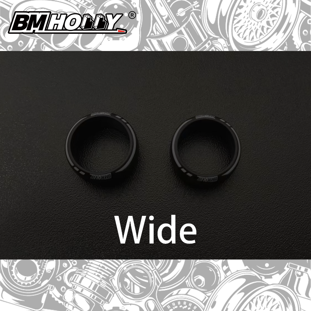 BM RACING Lumina Style Letter 20MM Drift Tires Narrow/Wide (2PCS) For Lumina Style wheel