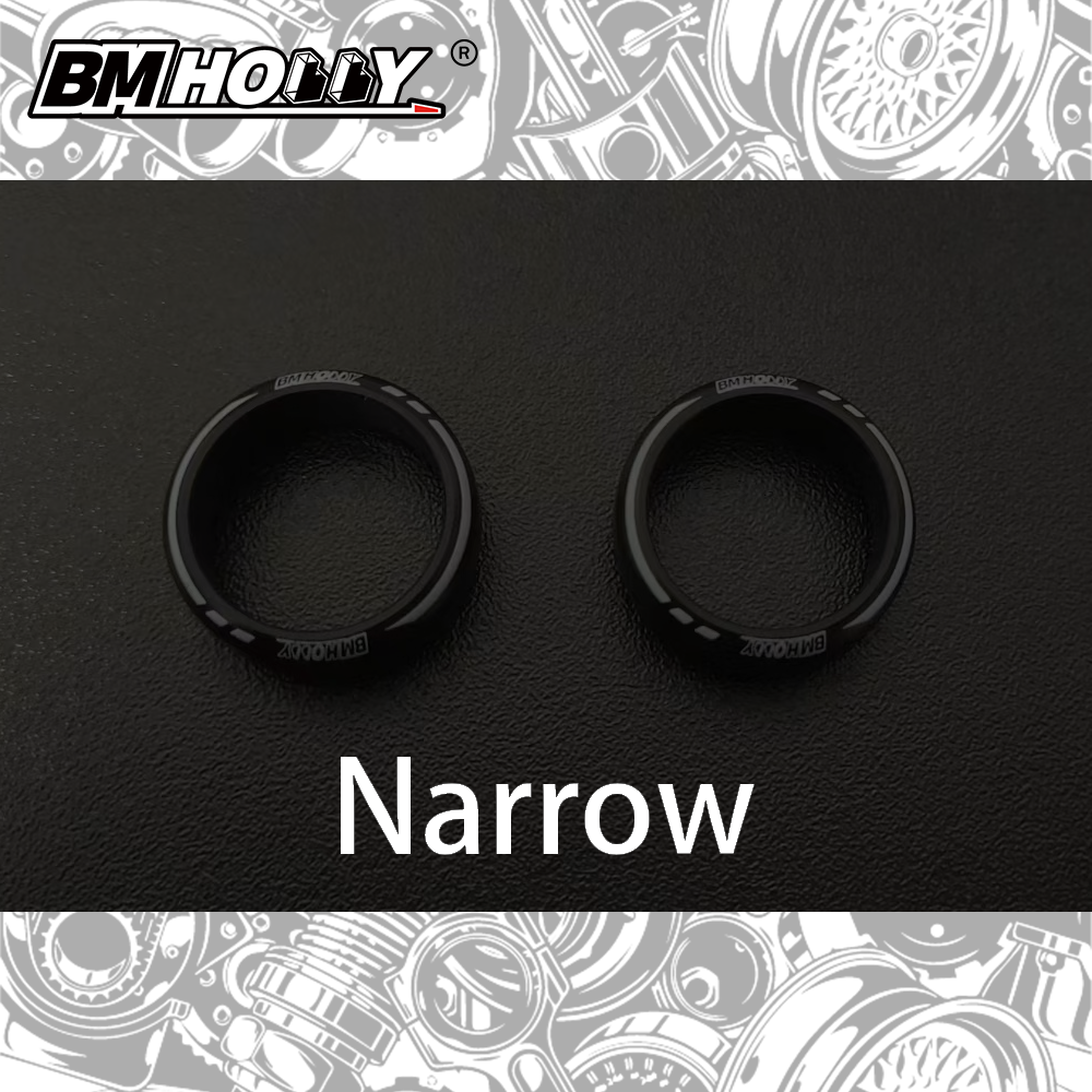 BM RACING Lumina Style Letter 20MM Drift Tires Narrow/Wide (2PCS) For Lumina Style wheel