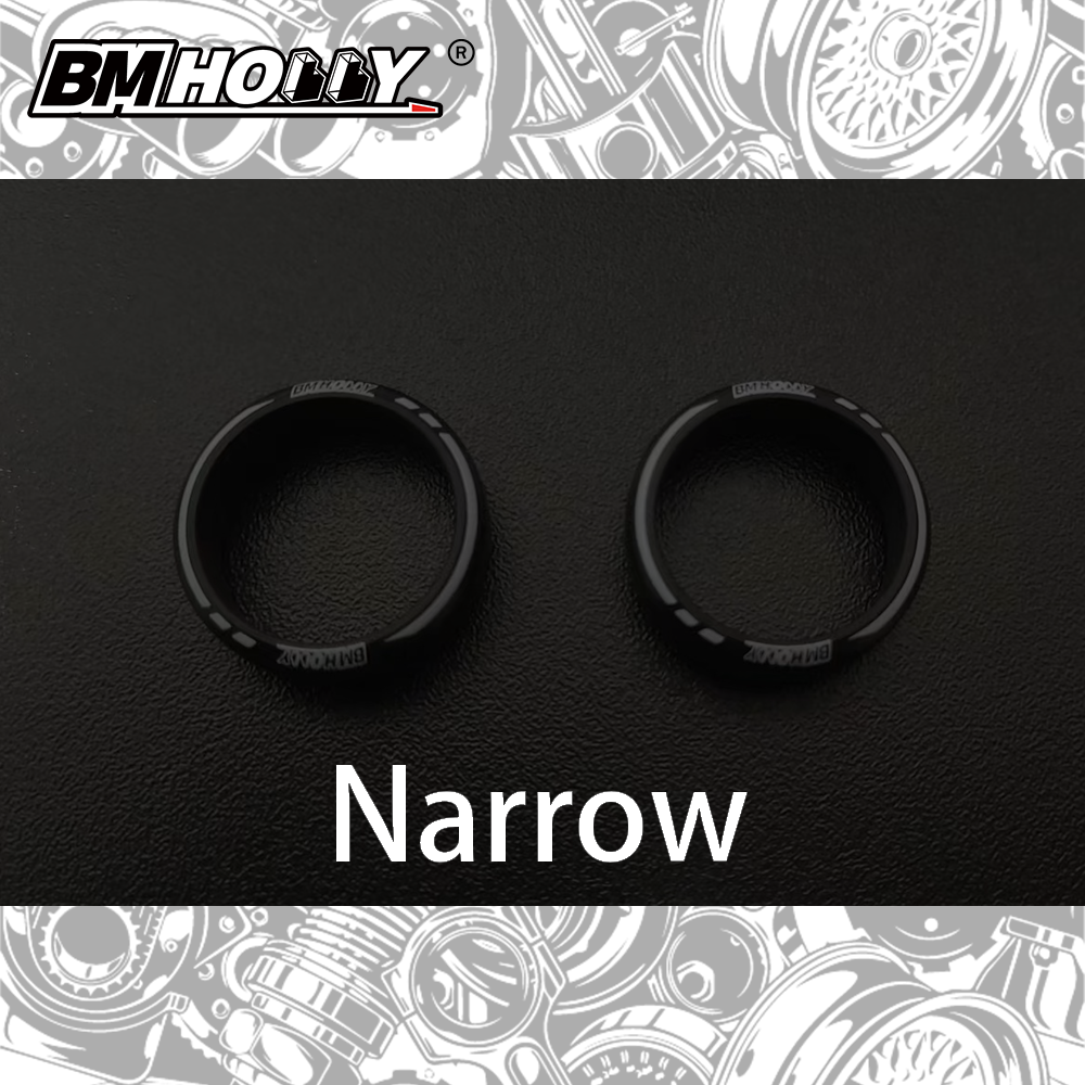 BM RACING Lumina Style Letter 22MM Drift Tires Narrow/Wide (2PCS) For Lumina Style wheel