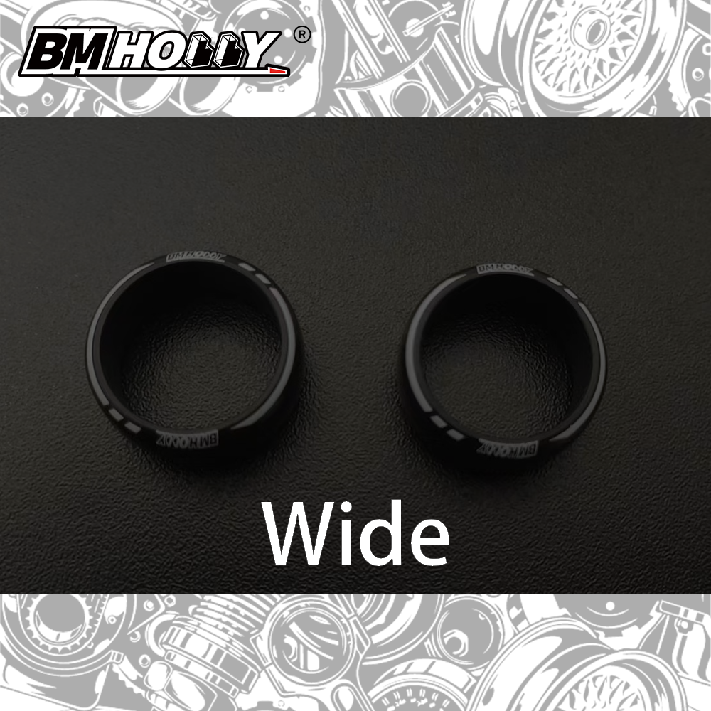 BM RACING Lumina Style Letter 22MM Drift Tires Narrow/Wide (2PCS) For Lumina Style wheel