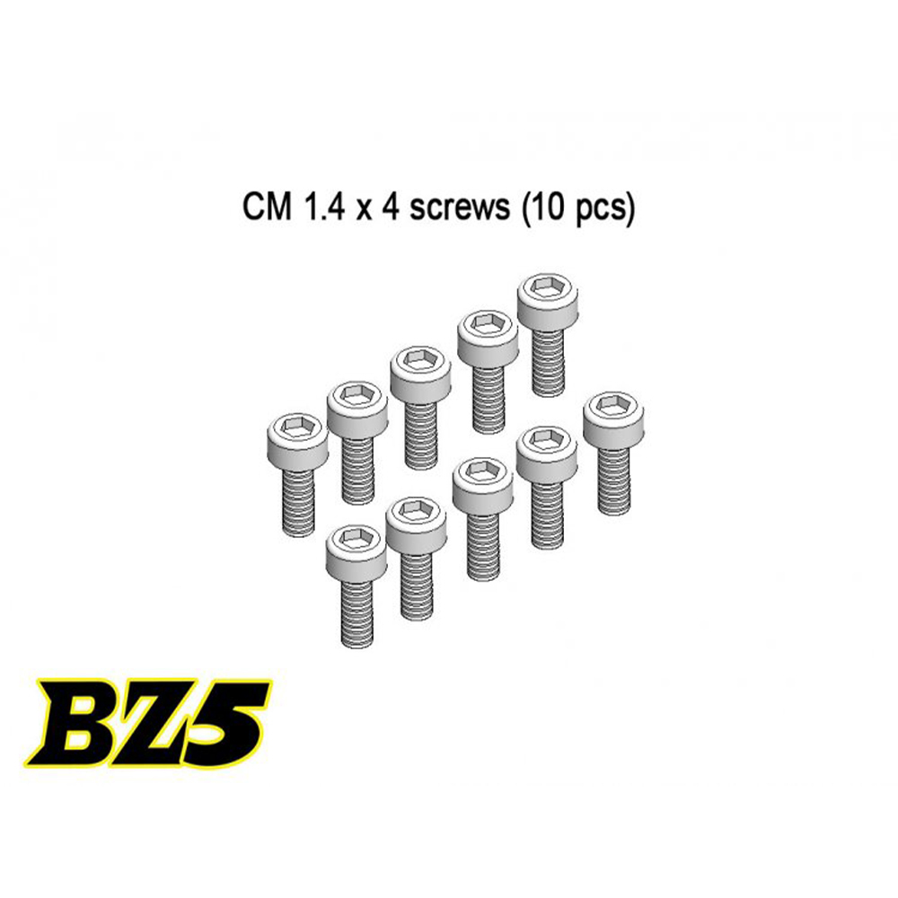 BZ5 CM 1.4 x 4 Scerws (10 pcs) BZ5-14 ATOMIC