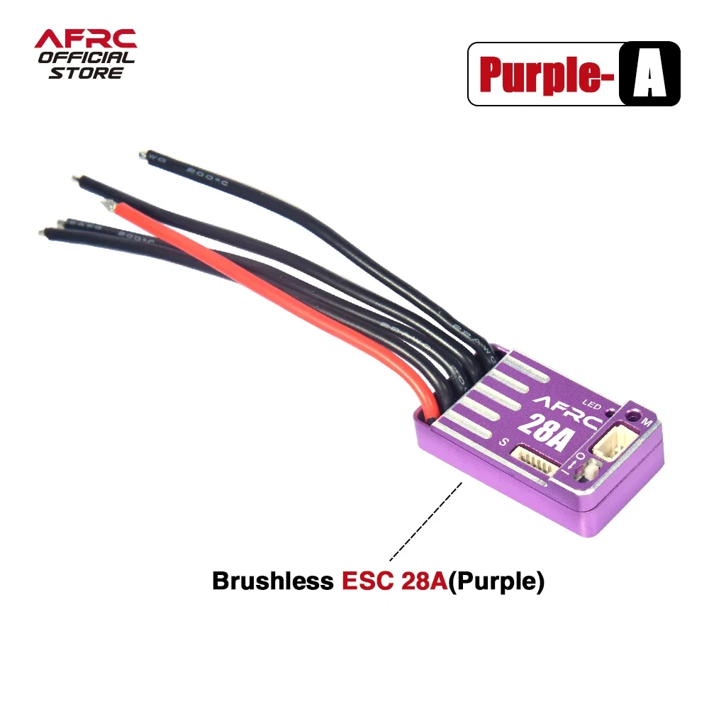 AFRC-SE28A Programmable Sensor Brushless ESC For GL BM AAT RC Car Mini Drift Racing 1/24 1/28 1/32 DIY Assembly Upgrading