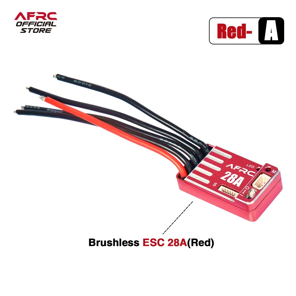 AFRC-SE28A Programmable Sensor Brushless ESC For GL BM AAT RC Car Mini Drift Racing 1/24 1/28 1/32 DIY Assembly Upgrading