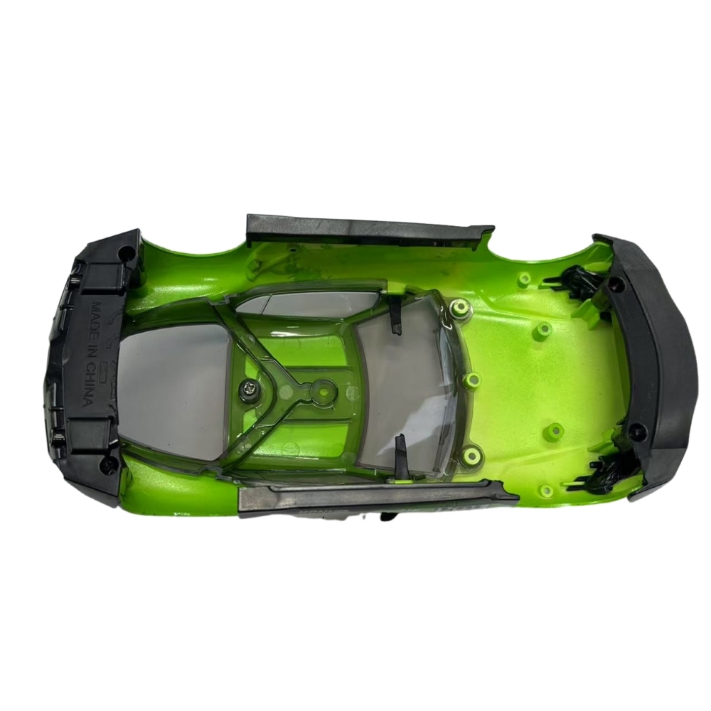 1/24 A90 Plastic Car Body Shell – 108mm Wheelbase (Green/Gray)