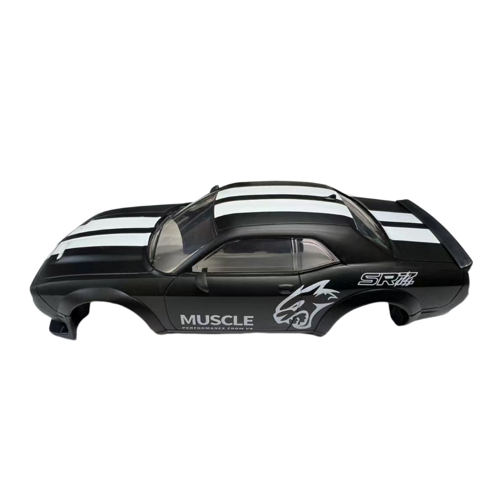 1/24 SRT Plastic Car Body Shell – 110mm Wheelbase (BLACK)