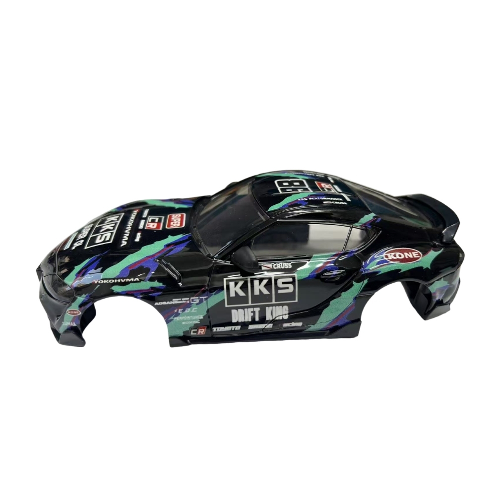 1/24 A90 Plastic Car Body Shell – 108mm Wheelbase (Black)