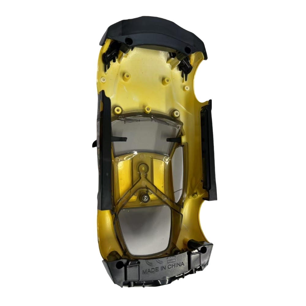 1/24 A90 Plastic Car Body Shell – 108mm Wheelbase (Yellow/Black)