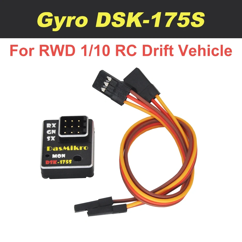 RC Drift Car Gyro With Standard Servo Plug Dasmikro DSK-175S For RWD Car Model Accessories