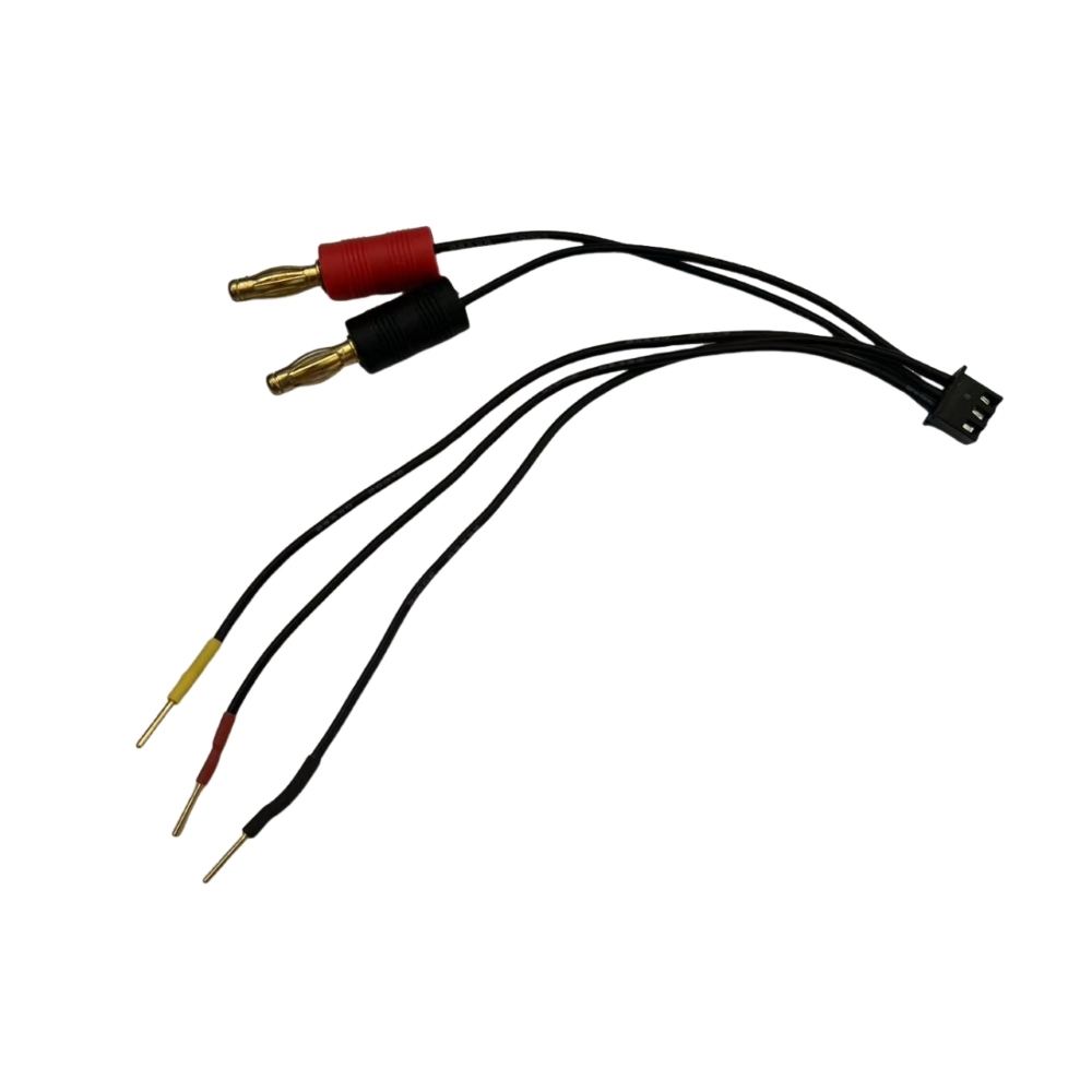 GT55RACING 4mm Banana to 1mm Banana Charging Cable for GL Racing GL-LiHV330/GL-LiHV500