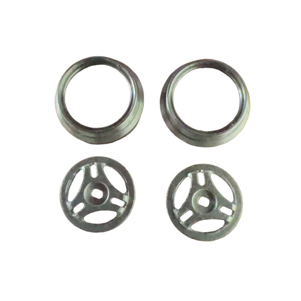 NEZ 1/64 Metal SA3R Wheels Silver (2PCS) DMRACING