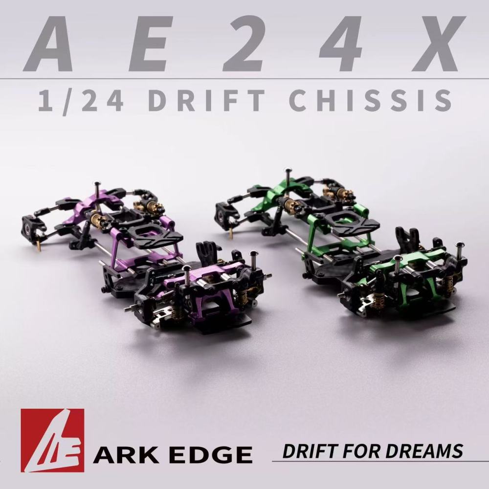 AE24X 1/24 Micro RC Drift Chassis Kit (Without Electronics) ARK EDGE RC
