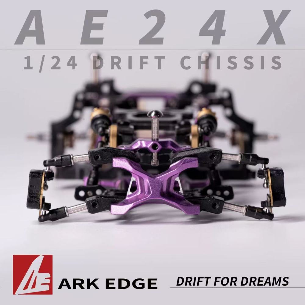 AE24X 1/24 Micro RC Drift Chassis Kit (Without Electronics) ARK EDGE RC