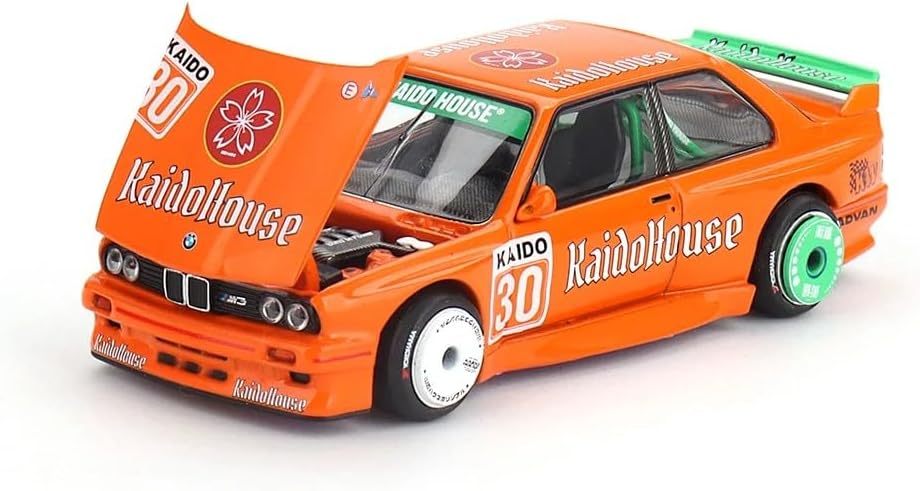 Diecast Model Car Compatible with Kaido House x Mini GT 1:64 BMW M3 KAIDOHAUS V1 Orange Limited Edition KHMG177