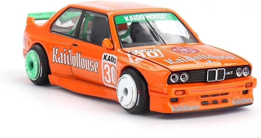 Diecast Model Car Compatible with Kaido House x Mini GT 1:64 BMW M3 KAIDOHAUS V1 Orange Limited Edition KHMG177