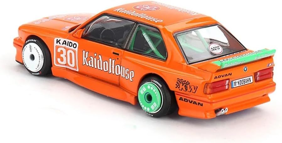 Diecast Model Car Compatible with Kaido House x Mini GT 1:64 BMW M3 KAIDOHAUS V1 Orange Limited Edition KHMG177