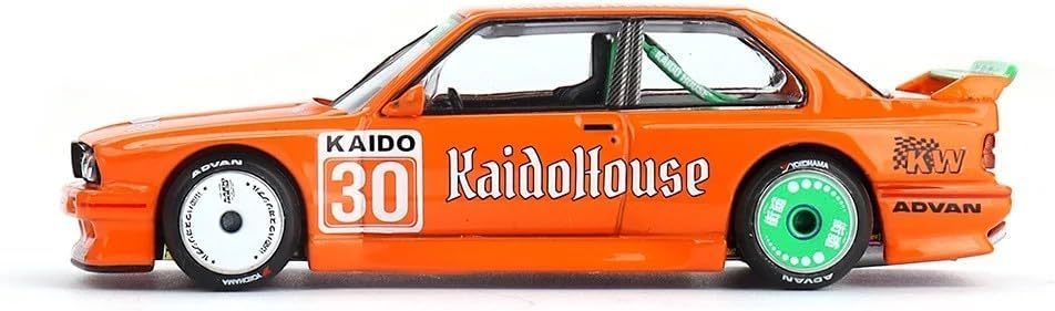 Diecast Model Car Compatible with Kaido House x Mini GT 1:64 BMW M3 KAIDOHAUS V1 Orange Limited Edition KHMG177