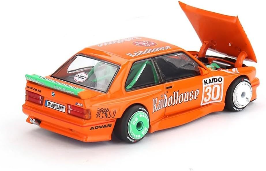 Diecast Model Car Compatible with Kaido House x Mini GT 1:64 BMW M3 KAIDOHAUS V1 Orange Limited Edition KHMG177