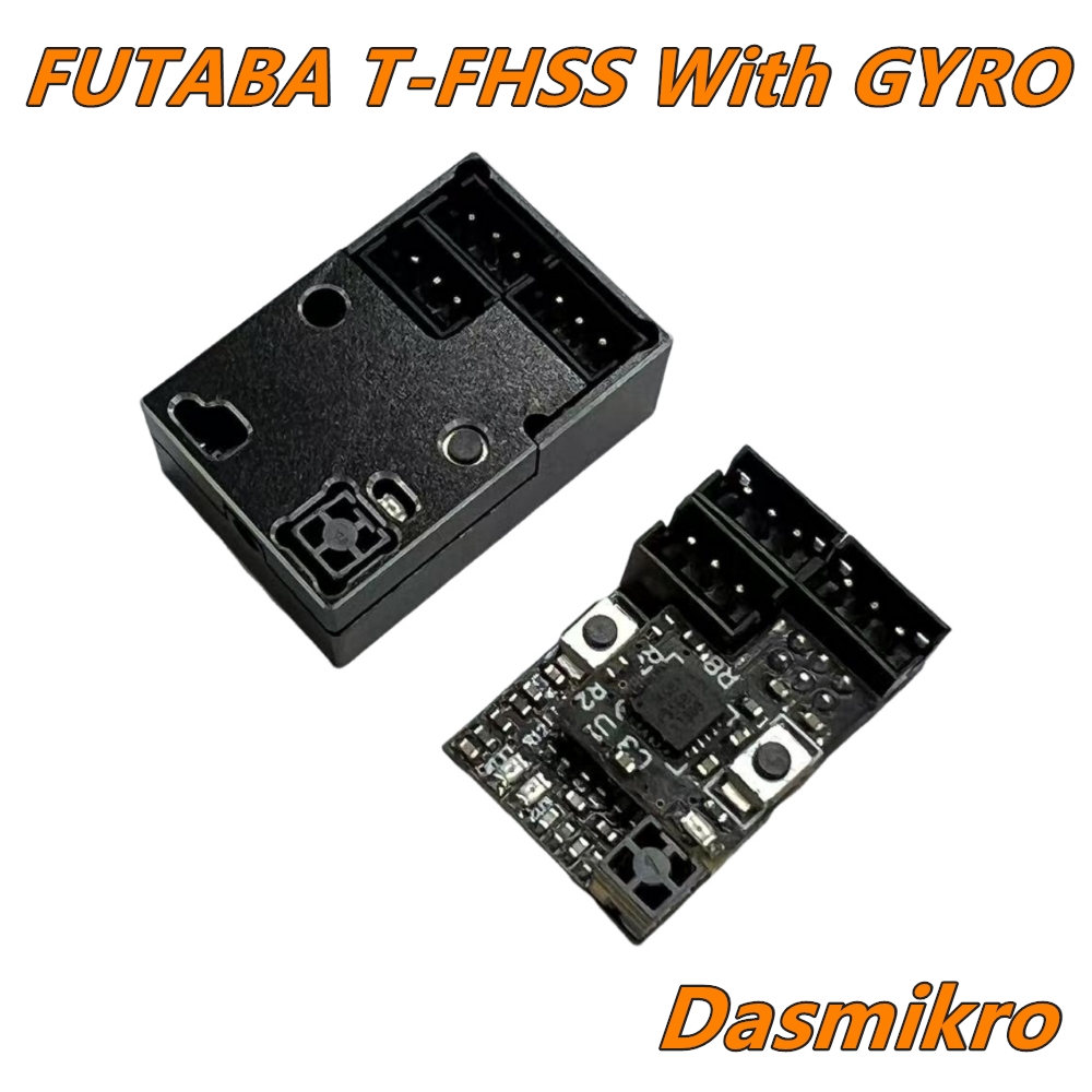 GT55Racing FUTABA T-FHSS NANO 4CH TOWER ANTENNA GYRO RECEIVER #DSK-504
