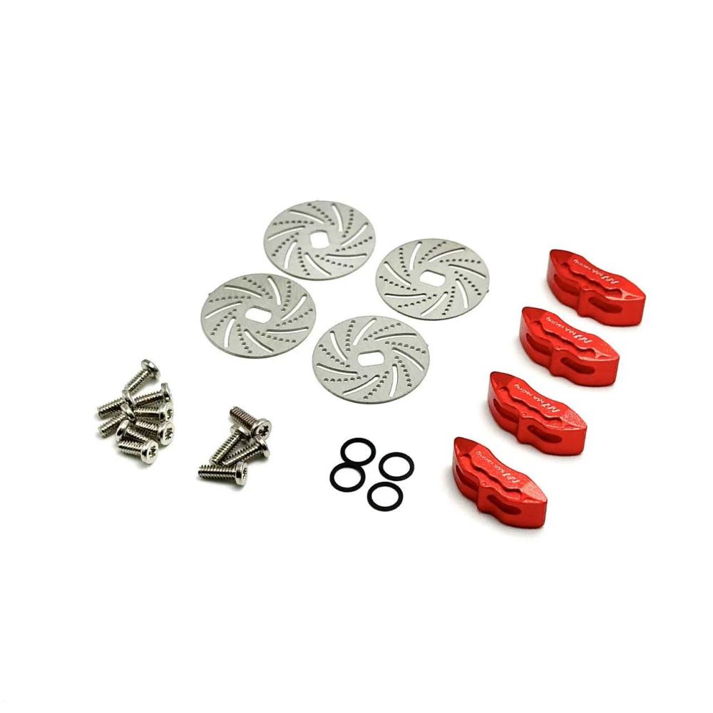 MA RACING 1/24 DMA CNC Red Metal Brake Disc For DMA