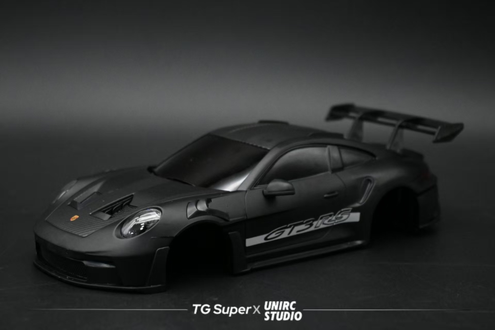 1/24 Scale Sports Car Body – Racing Edition – 109mm Wheelbase (Black)
