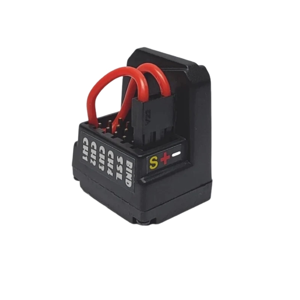 DasMikro DSK-492 V2 FH5 COMPATIBLE ANTENNA-FREE RECEIVER FOR SANWA FH-5 M17 MT-5 MT-R FHSS-5