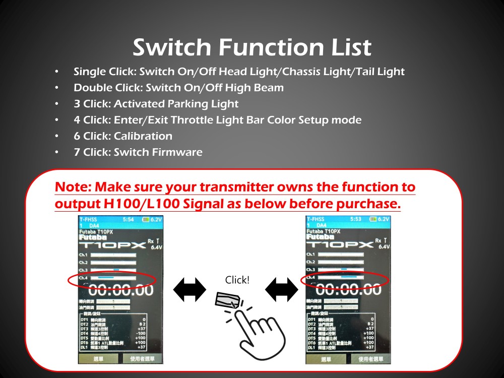EX-K2 LED Car Light SET (Without system) For JSKX/JSK1