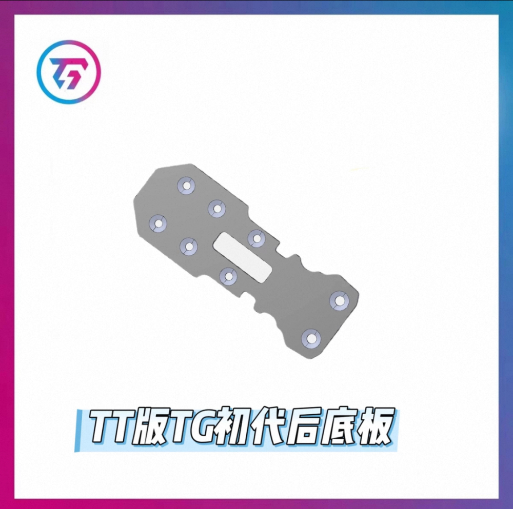 TT Rear Carbon Fiber Chassis For FOR TT TG RACING