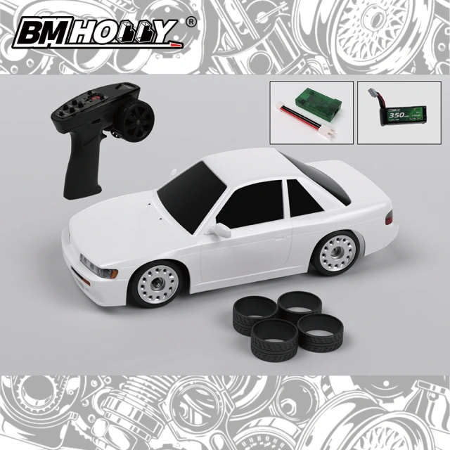 BM RACING 1/28 S13 RWD Drift Car BMRX-FLD-S13 (NEW)