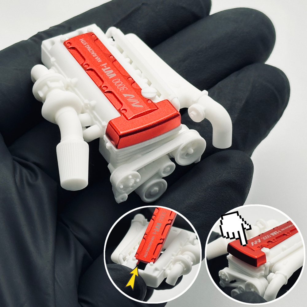 1/24 DMA 3D Printed Simulation Engine Model For DMA MA RACING