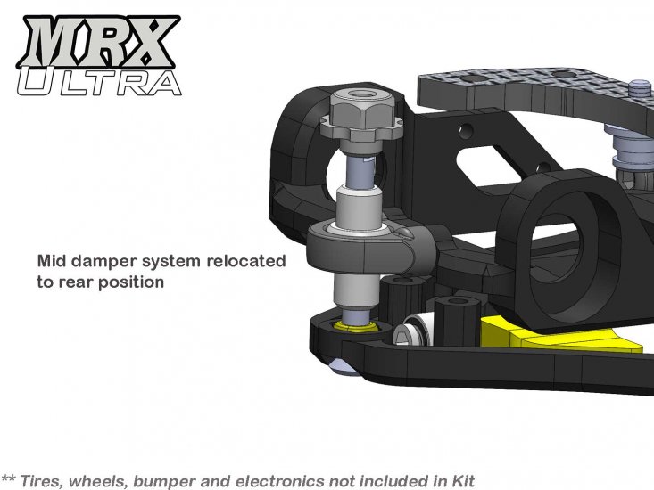 MRX Ultra Linkless 2WD Competition Chassis Kit (No electronics) ATOMIC ...