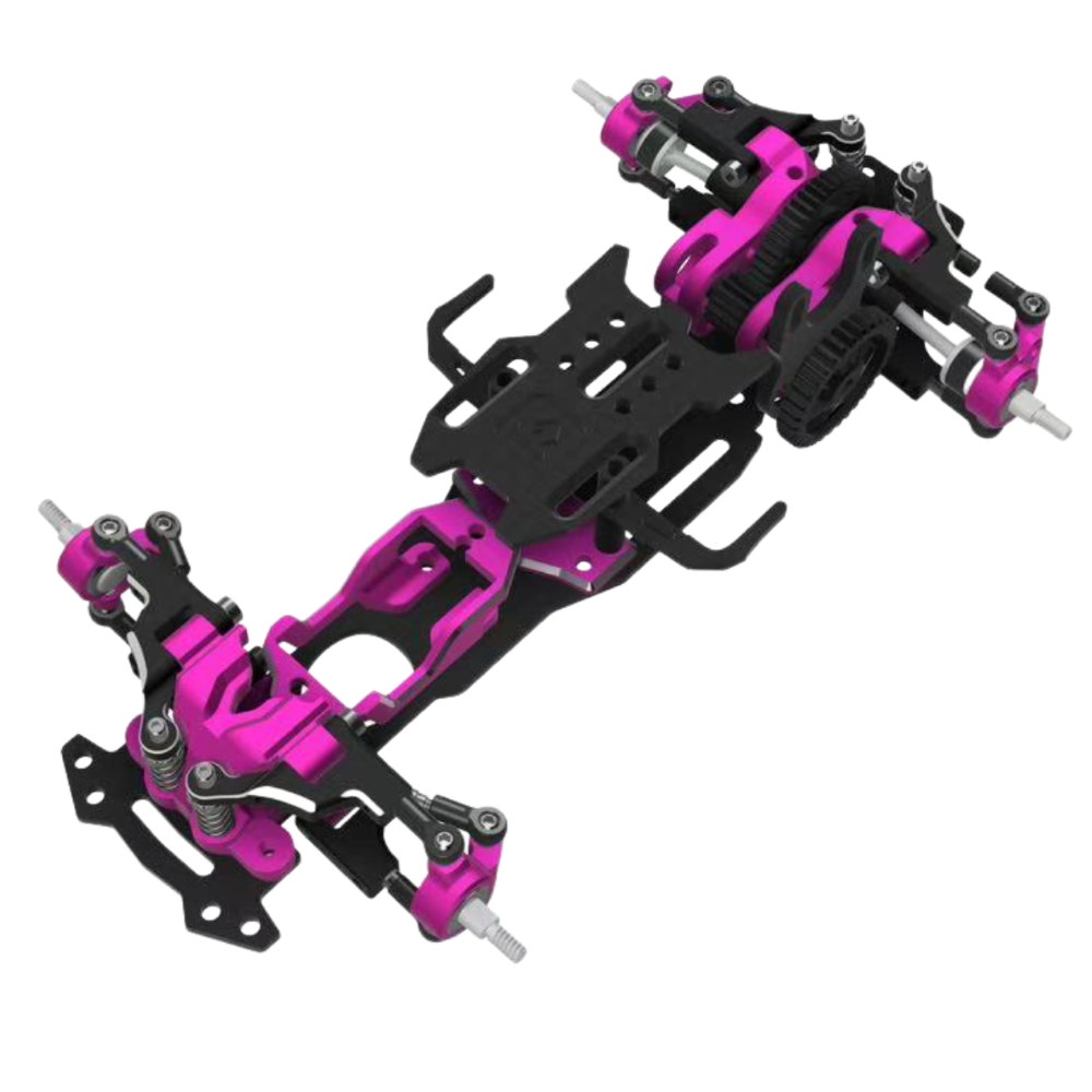 TG Super 1/24 1/28 TG+ RWD Drift Car Chassis KIT WB 86–102mm | W 60–68mm TG RACING