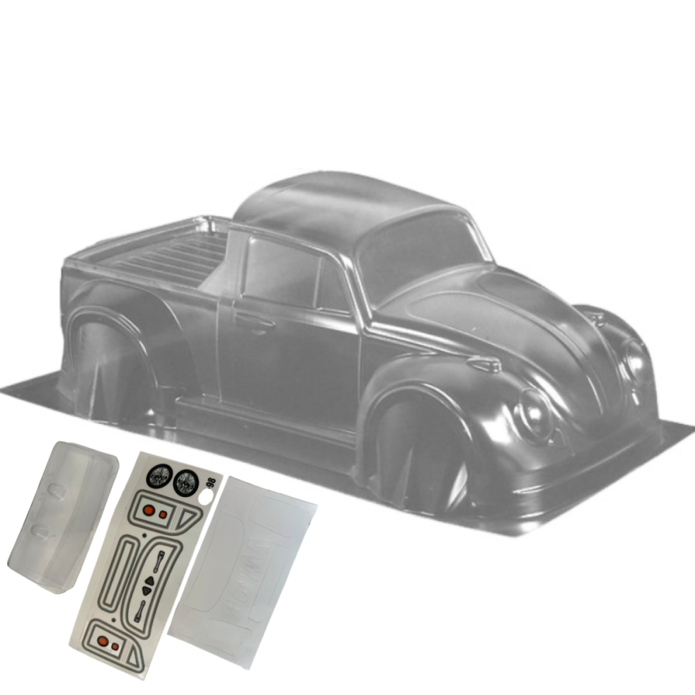 1/28 MINIZ Pickup Truck Clear Body Shell Wheelbase 98mm