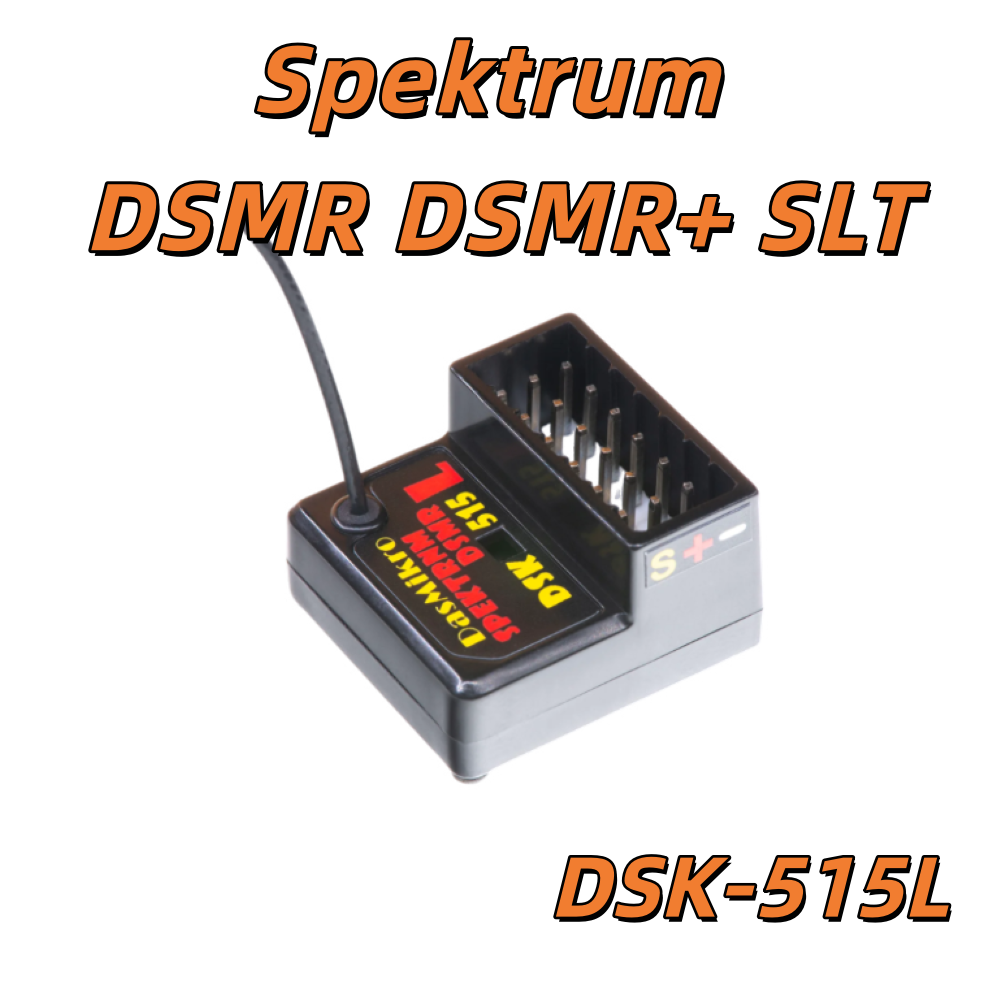 DASMIKRO Spektrum 5CH DSMR AND SLT DUAL PROTOCOL LONG-ANTENNA RECEIVER DSK-515L