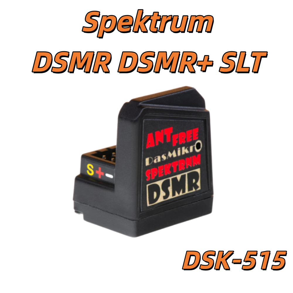 DASMIKRO Spektrum 5CH DSMR AND SLT DUAL PROTOCOL ANTENNA-FREE RECEIVER DSK-515