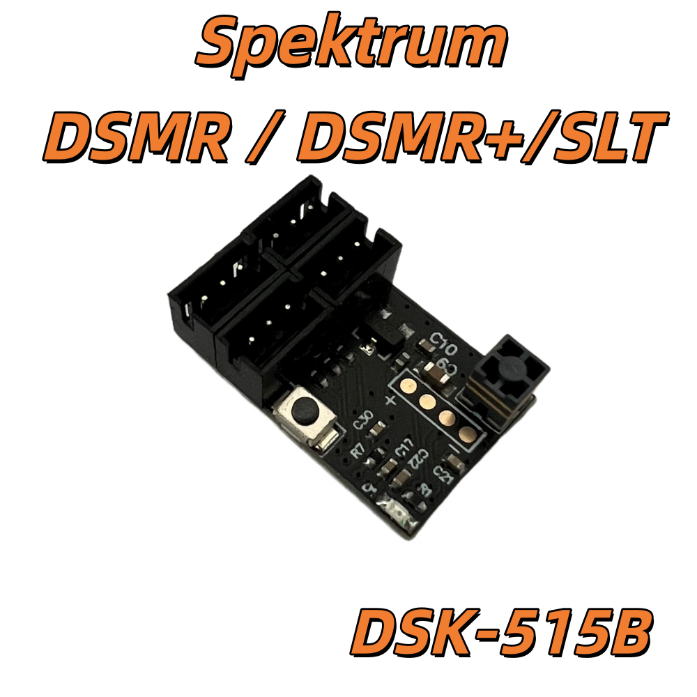 GT55Racing Spektrum DSMR AND SLT DUAL PROTOCOL NANO TOWER-ANTENNA RECEIVER DSK-515B