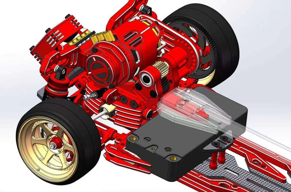 RHINO RACING SV2 CHASSIS CONVERSION KIT For YD-2 RD SD RMX RDX RR-861