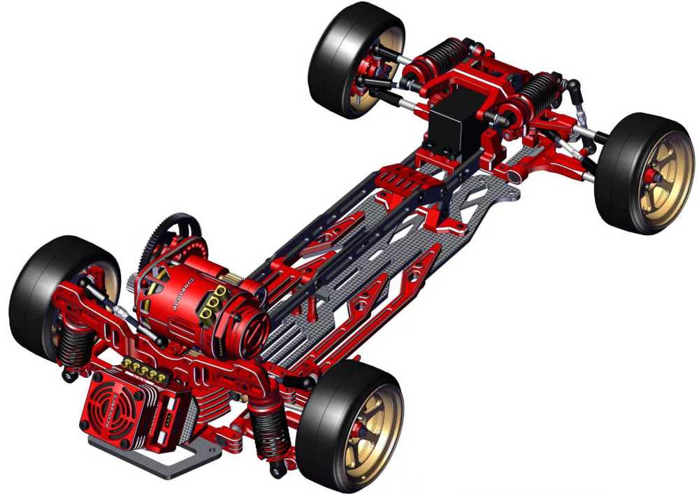 RHINO RACING SV2 CHASSIS CONVERSION KIT For YD-2 RD SD RMX RDX RR-861