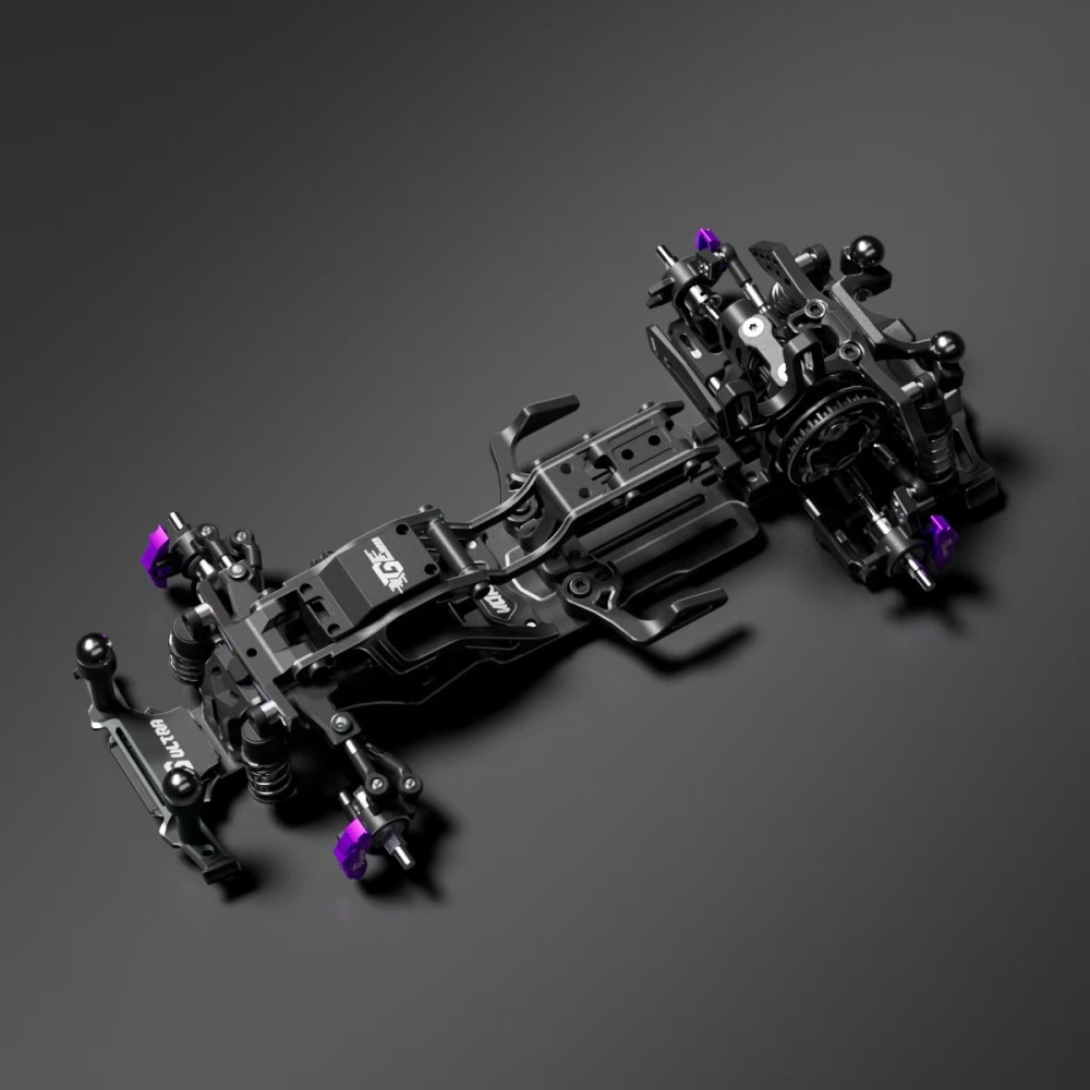 1/24 TGS ULTRA 2.0 RWD Drift Chassis KIT Black TG RACING