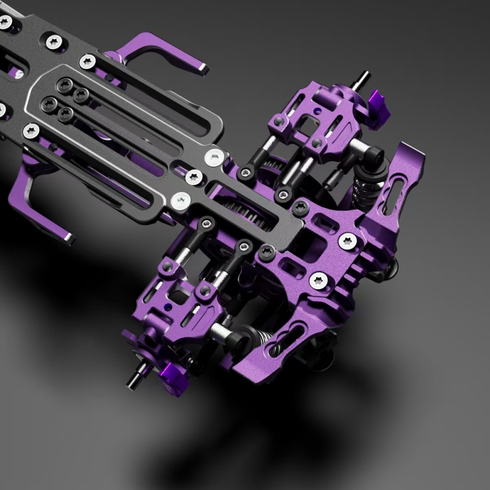 1/24 TGS ULTRA 2.0 RWD Drift Chassis KIT Purple TG RACING