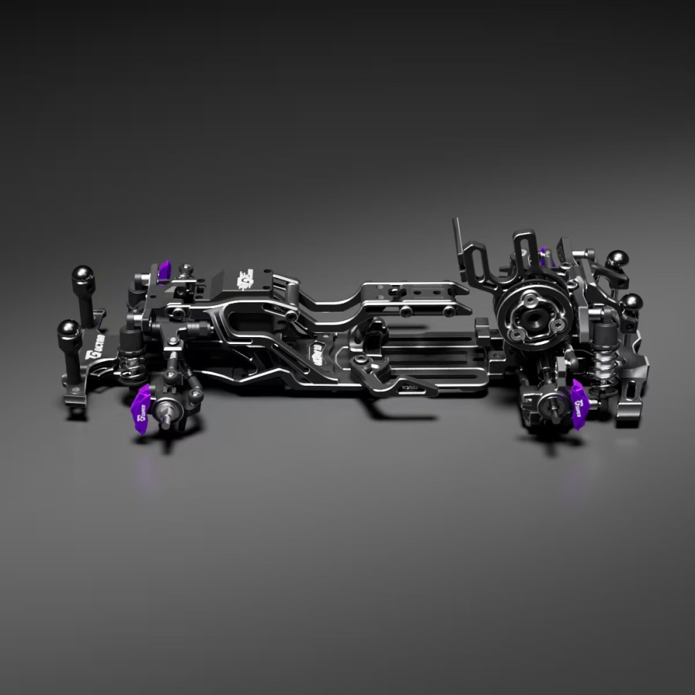 1/24 TGS ULTRA 2.0 RWD Drift Chassis KIT Black TG RACING