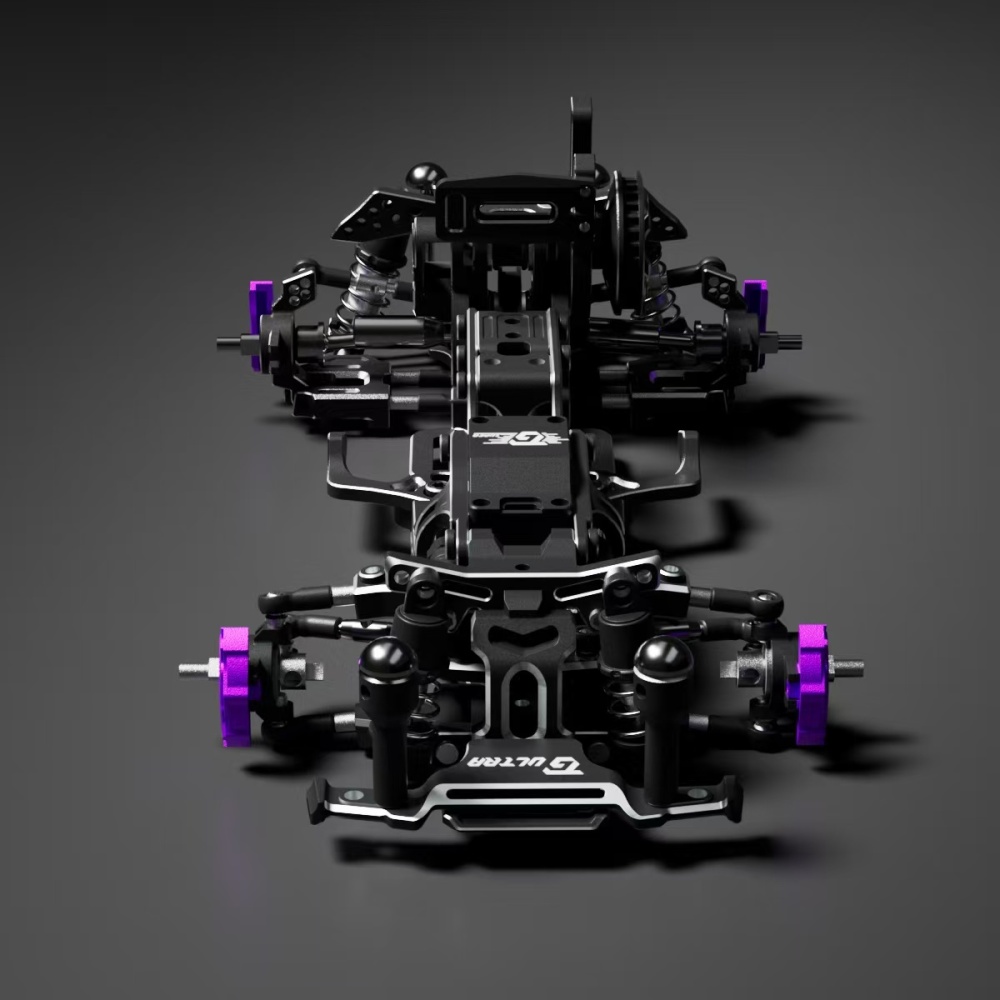 1/24 TGS ULTRA 2.0 RWD Drift Chassis KIT Black TG RACING