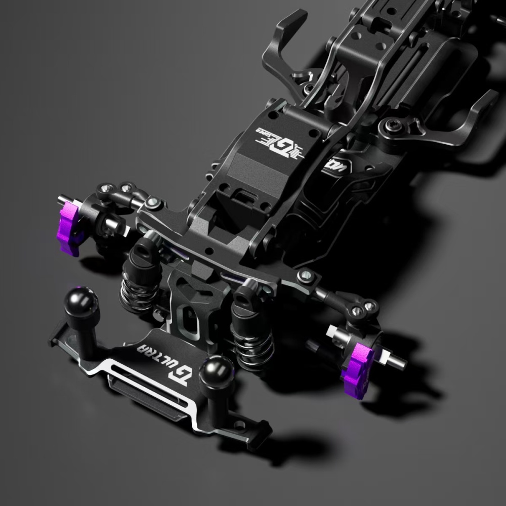 1/24 TGS ULTRA 2.0 RWD Drift Chassis KIT Black TG RACING