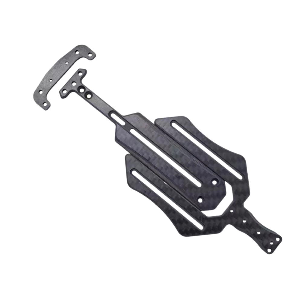 Zzspeed Z1 1/24 1/28 Black Carbon Fiber Chassis Wheelbase 90-120mm