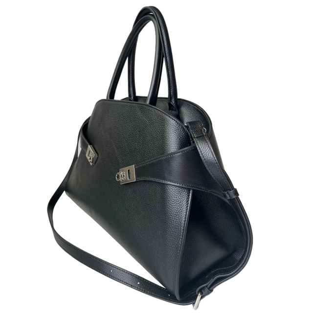 Double Buckle Handbag Large