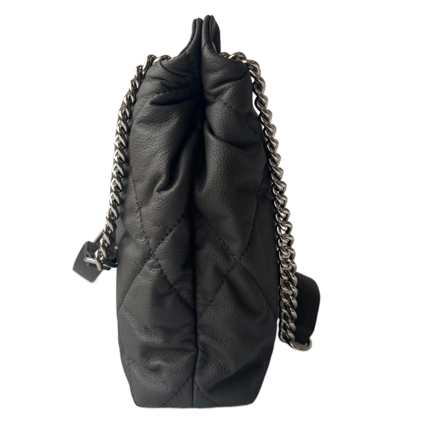 Embroidered Heart Metal Shoulder Bag