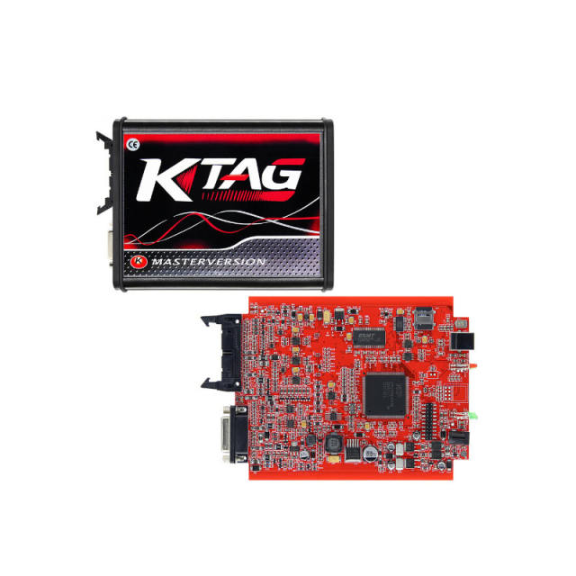 V2.25 KTAG EU Online Version FW 7.020 (Red PCB,can connect with internet)