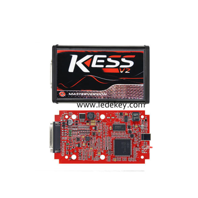 KESS V2 Red PCB for V5.017 KSuite V2.53 No Tokens